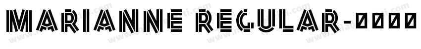 Marianne Regular字体转换